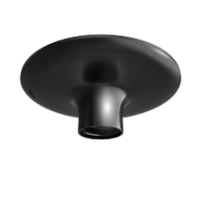 Plafon e27 com soquete engate rapido 100w preto